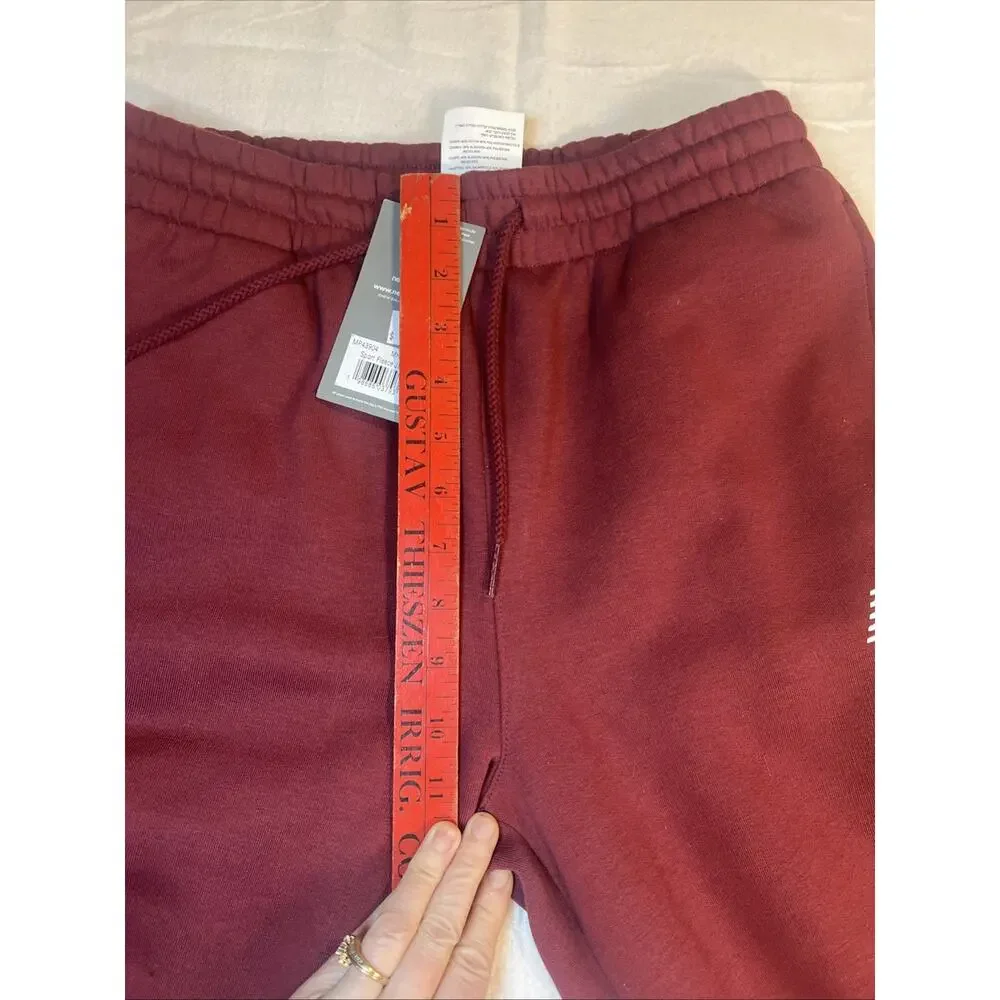 NWT New Balance Men's Sports Fleece Joggers‎ Burgundy Small Mp43904